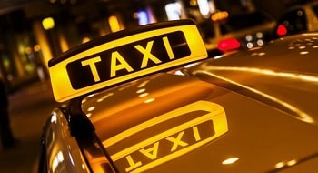 Rental car or taxi